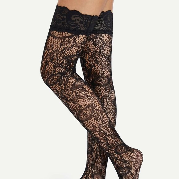NWT Very sexy thigh high lace stockings - Picture 3 of 3
